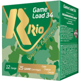 Патрон RIO Game Load-34 FW (без контейнера) кал. 12/70 дробь №5 (3 мм) навеска 34 г