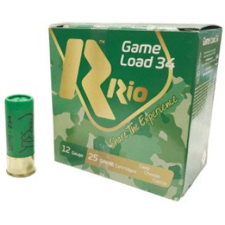 Патрон RIO GAME LOAD кал. 12/70 дробь №0 навеска 34 г