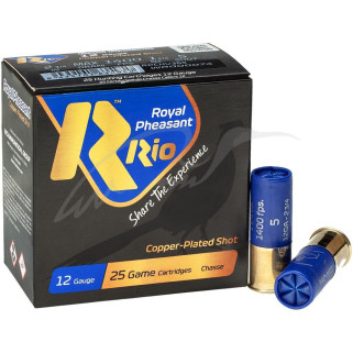 Патрон RIO Royal Pheasant COPPER Plated кал. 12/70 дріб № 5