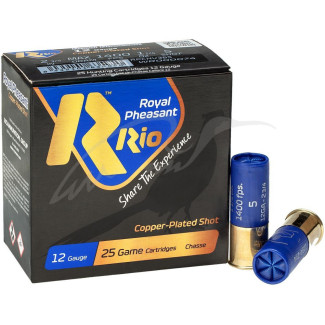 Патрон RIO Royal Pheasant COPPER Plated кал. 12/70 дробь № 5