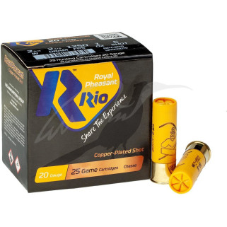 Патрон RIO Royal Pheasant COPPER Plated кал. 20/70 дробь № 5