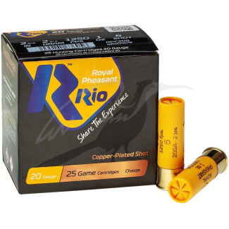 Патрон RIO Royal Pheasant COPPER Plated кал. 20/70 дріб № 6