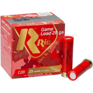 Патрон RIO Game Load кал. 28/65 дробь № 2 (3,75 мм) навеска 15 г