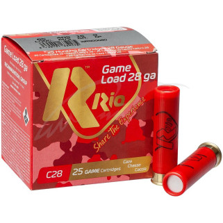 Патрон RIO Game Load кал. 28/65 дробь № 9 (2 мм) навеска 15 г