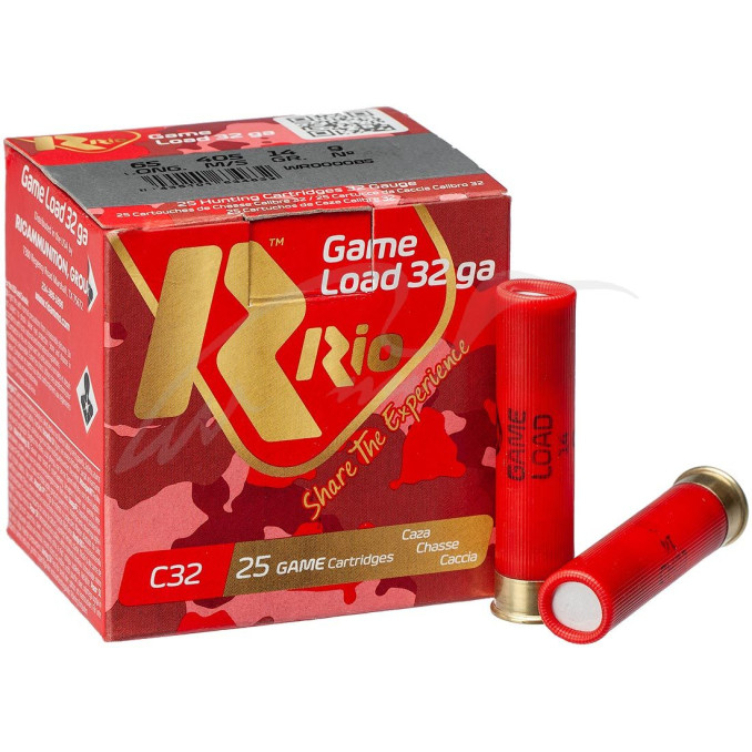 Патрон RIO Game Load кал. 32/65 дробь № 9 (2 мм)
