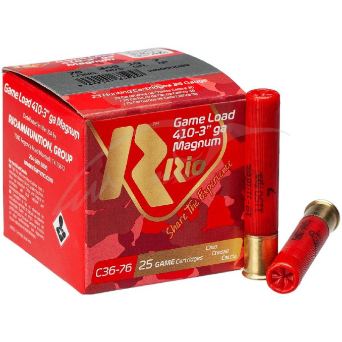 Патрон RIO Game Load Magnum кал. 410/76 дробь № 7