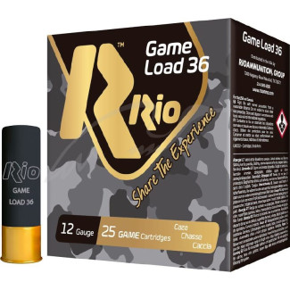 Патрон RIO Game Load-32 FW (RIO 20) (без контейнера) кал. 12/70 дробь №0 (4,25 мм) навеска 32 г