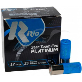 Патрон RIO Star Team EVO Platinum кал. 12/70 дріб № 7.5 (2,4 мм) навішування 28 г поч. швидкість 380 м/с