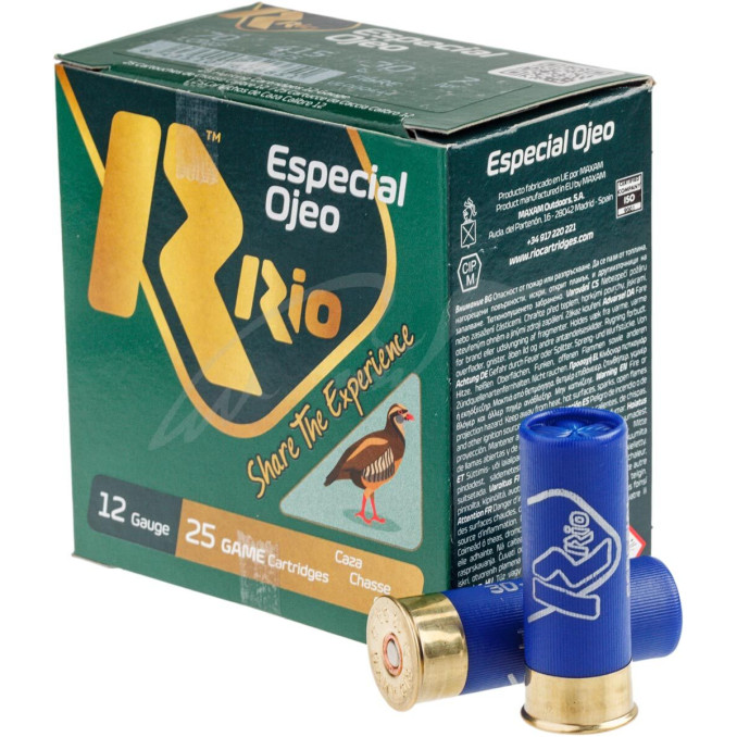 Патрон RIO Especial Ojeo-30 FW кал. 12/70 дробь №7 (2,5 мм) навеска 30 г