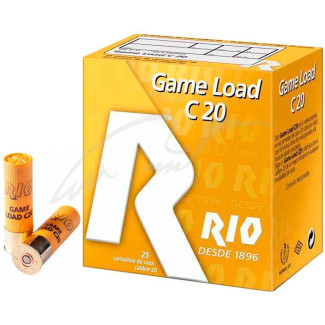 Патрон RIO Game Load C20 кал. 20/70 дробь №1 (4,0 мм) навеска 28 г