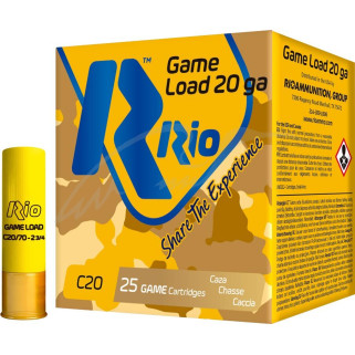 Патрон RIO Game Load C20 кал. 20/70 дробь №1 (4,25 мм) навеска 28 г