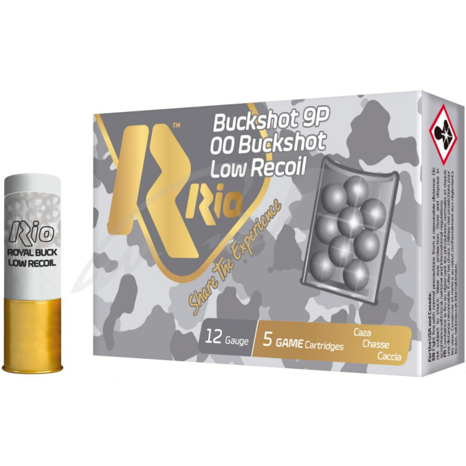 Патрон RIO ROYAL BUCK 9P Low Recoil кал. 12/70