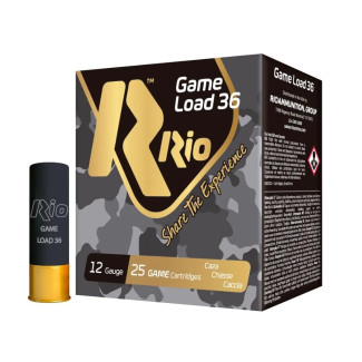 Патрон RIO Game Load-36 кал. 12/70, дріб №2 (3,75 мм), наважка 36 г