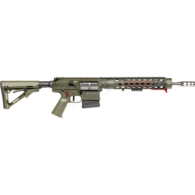 Карабін JP Enterprises LRP-07/PSC-12 кал. 308 Win (7.62/51) ствол - 37 см. Колір - зелений металік.