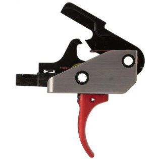 Ударно-спусковой механизм JP Enterprises Fire Control Module Curved Trigger Red для карабинов на базе AR-10/AR-15
