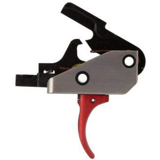 Ударно-спусковой механизм JP Enterprises Fire Control Module Curved Trigger Red для карабинов на базе AR-10/AR-15