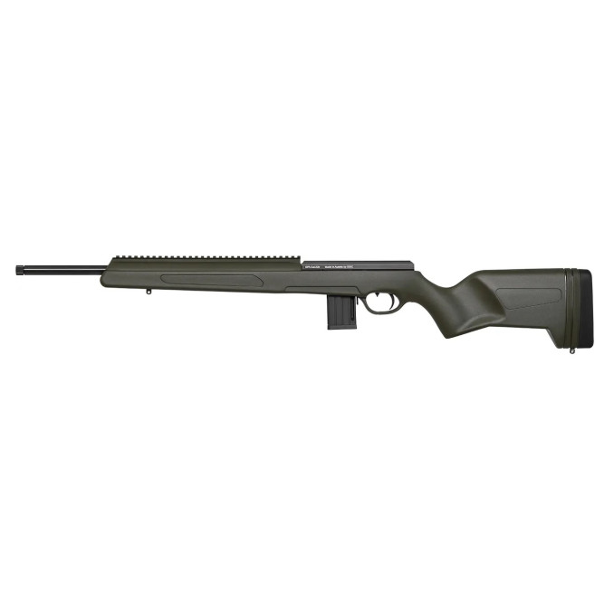 Винтовка малокалиберная ISSC Scout SR OD Green кал. .22 LR, ствол 510 мм, резьба 1/2"-20