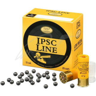 Патрон Zala Arms IPSC кал. 12/67 с контейнером картечь 8 мм навеска 27 г