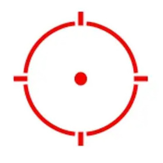 Приціл коліматорний Holosun HE512T-RD точка 2 MOA + коло 65 МОА