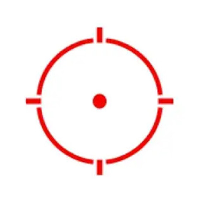 Приціл коліматорний Holosun SCRS-RD точка 2 MOA + круг 65 МОА