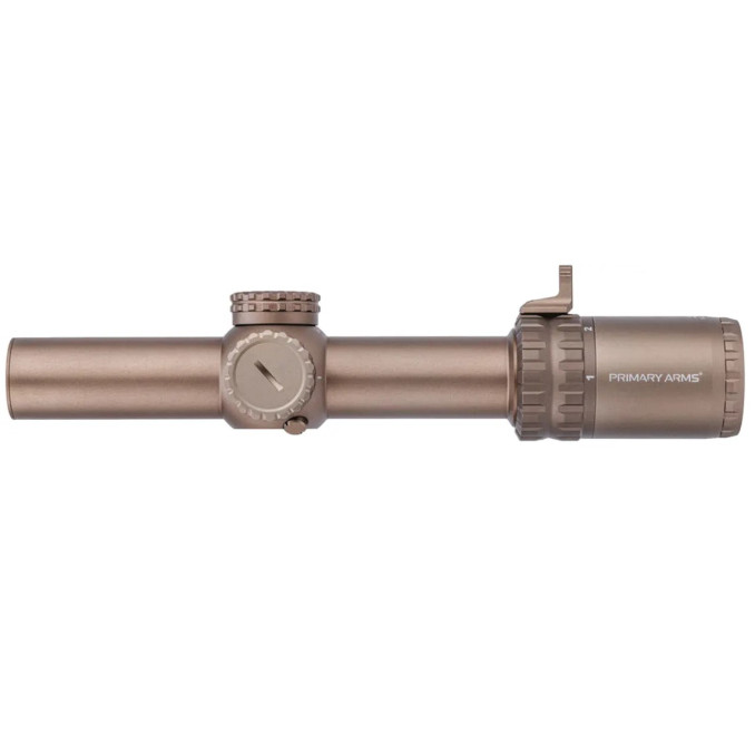 Оптичний приціл Primary Arms SLx 1–6×24 Gen IV SFP сітка ACSS NOVA 5.56/.308 Mil з підсвічуванням FDE