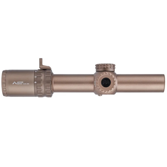 Оптичний приціл Primary Arms SLx 1–6×24 Gen IV SFP сітка ACSS NOVA 5.56/.308 Mil з підсвічуванням FDE