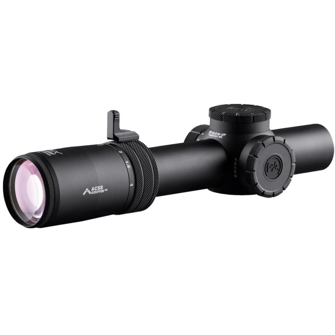 Оптичний приціл Primary Arms PLxC 1–8x24 FFP ACSS Griffin MIL M8 з підсвічуванням