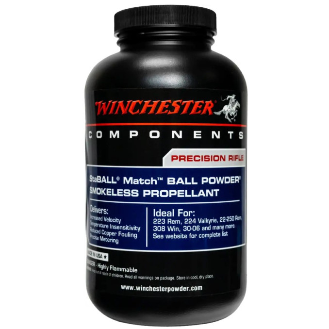 Порох Winchester StaBALL Match. Вес - 0.454 кг
