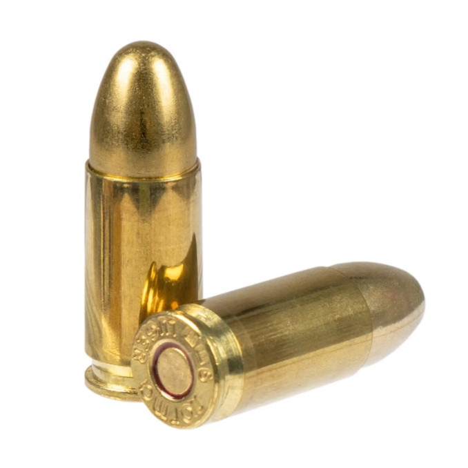 Патрон MEDEF кал. 9 мм (9x19) куля FMJ масою 115 gr (7,5 г)