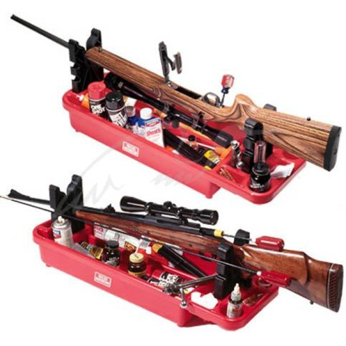 Підставка для чищення зброї MTM Gunsmith's Maintenance Center RMC-5. Матеріал – пластик. Колір червоний.