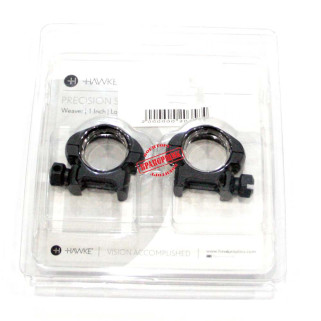 Кільця Hawke Precision Steel Діаметр 25.4мм. Висота 4 мм. планка Weaver