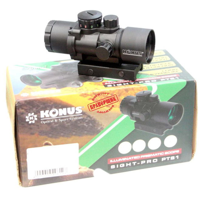 Коллиматорный прицел KONUS SIGHT-PRO PTS1