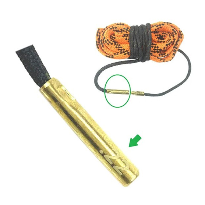 Протяжка Circular Running Gun Cleaning Bore Rope Snake 223/5. 56 mm ROTCHI