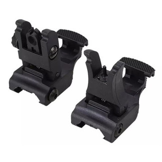 AR-15 Rapid Tactical Front And Rear AR15 Parts Flip-up Back-up Sight Set AR 15 Sights For Hunting ROTCHI