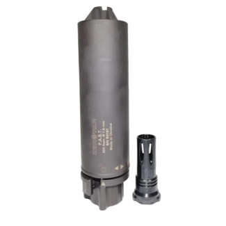 Глушник швидкознімний Zbroyar F.A.S.T. з полум’ягасником для CZ BREN 2 калібр 5,56×45 NATO, різьба M14x1LH