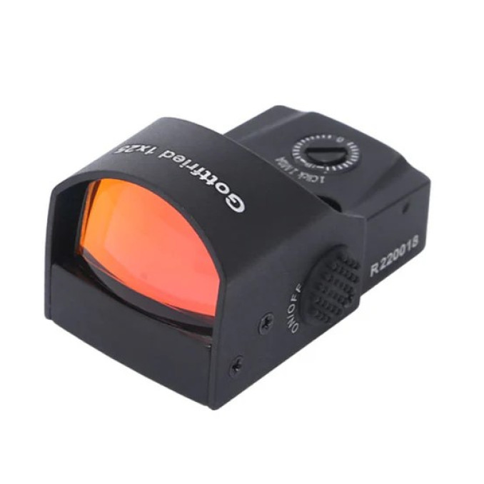 Коліматорний приціл GOTTFRIED 1X25 від Red Win Optics