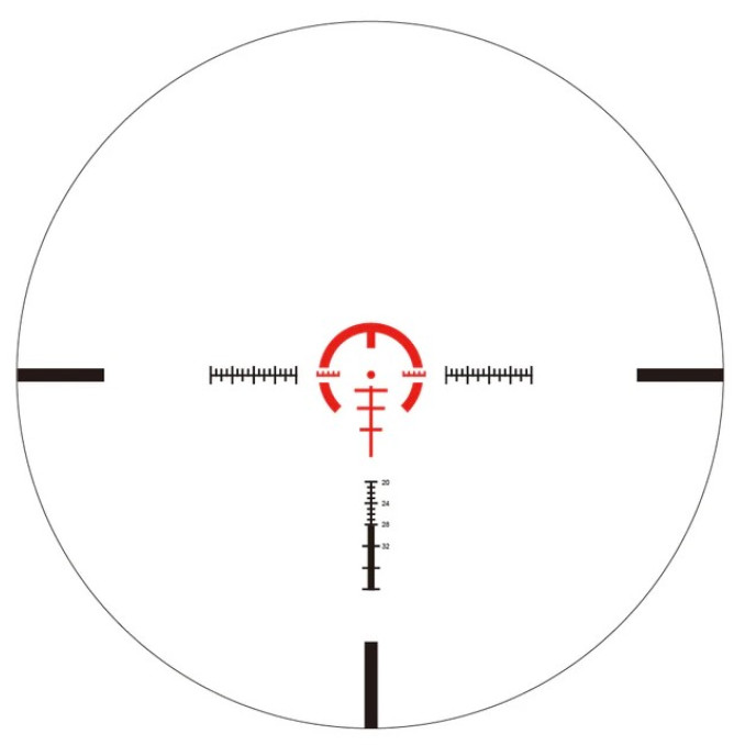 Оптический прицел BLACKBEAST 1-10X24 SFP Red Win One pc Pic