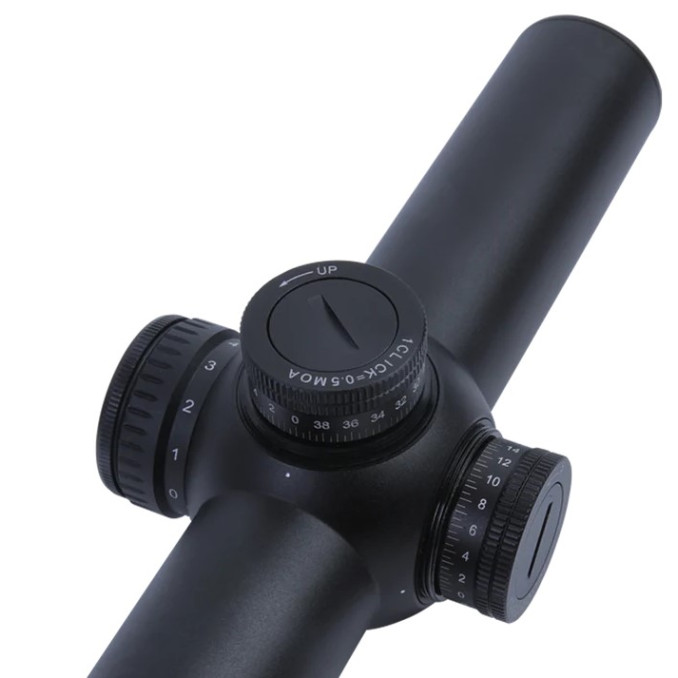 Оптический прицел BLACKBEAST 1-10X24 SFP Red Win One pc Pic