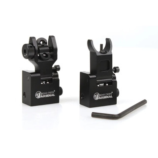 Механические прицелы BEAR CREEK ARSENAL BCA Gen-2 Flip Up, задний + передний комплект