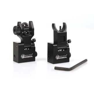 Механічні приціли BEAR CREEK ARSENAL BCA Gen-2 Flip Up, передній + задній комплект