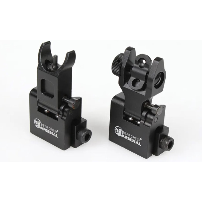Механічні приціли BEAR CREEK ARSENAL BCA Gen-2 Flip Up, передній + задній комплект