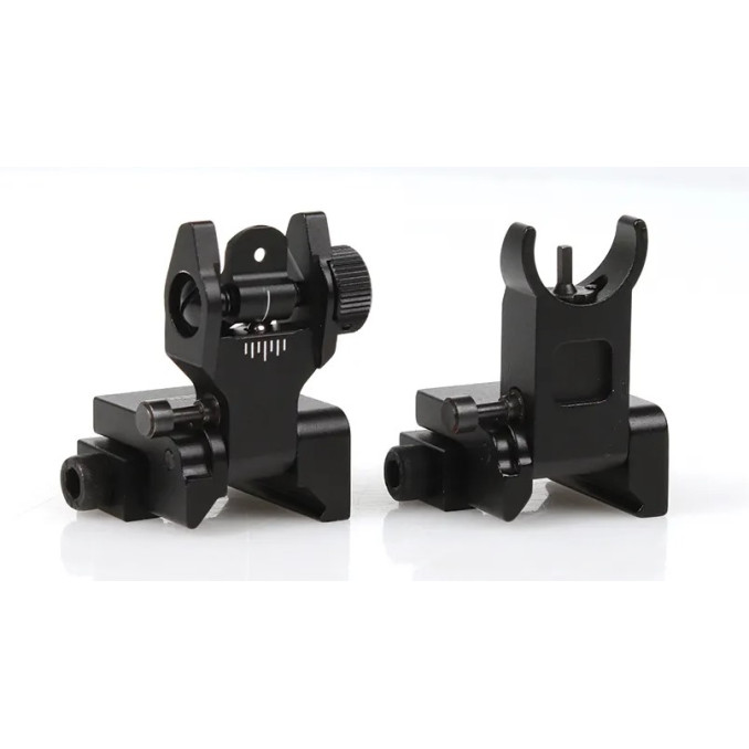 Механічні приціли BEAR CREEK ARSENAL BCA Gen-2 Flip Up, передній + задній комплект