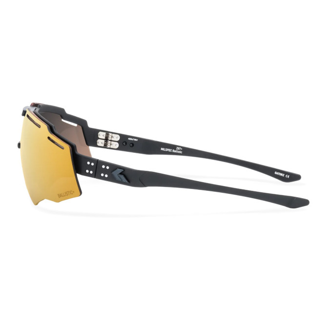 Захисні окуляри Gatorz Blastshield B2 — ANSI Z87+, MILSPEC Ballistic, Gold Mirror
