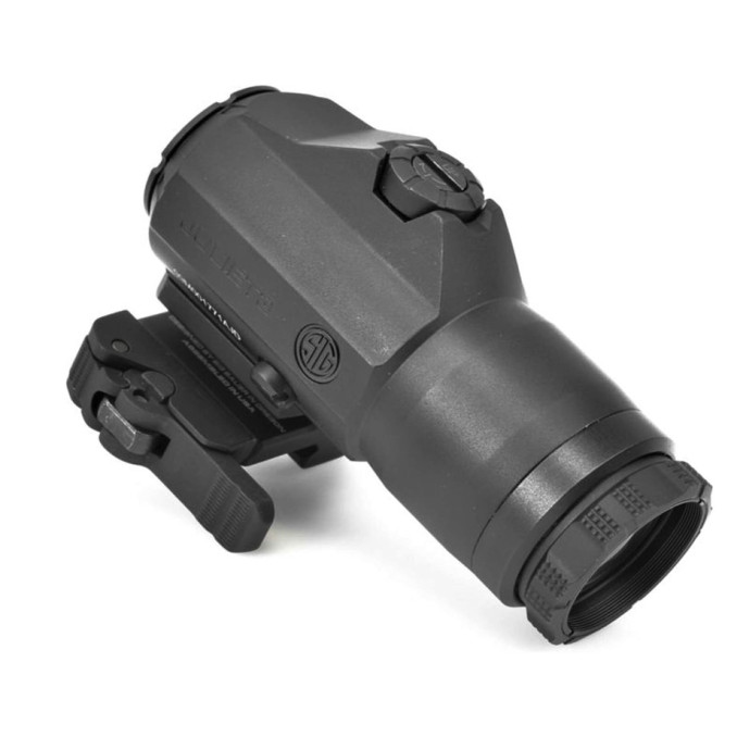 Магніфер Sig Sauer JULIET3 MAGNIFIER 3X24MM, POWERCAM QR MOUNT WITH SPACERS колір BLACK