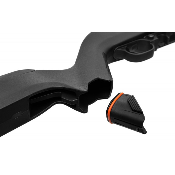 11100MB Карабин нарезной RUGER K10/22-TD Synthetic, Stainless Steel 22LR Backpacker Black