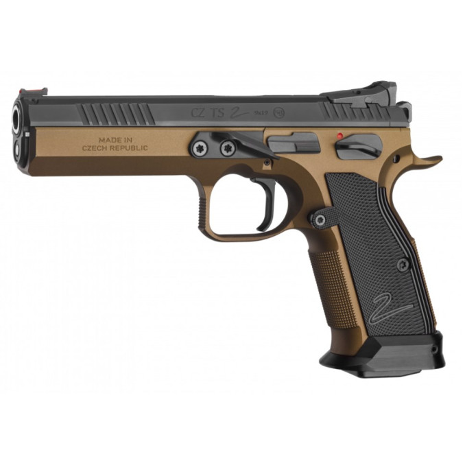 Спортивный пистолет CZ TS 2 DEEP BRONZE 9x19