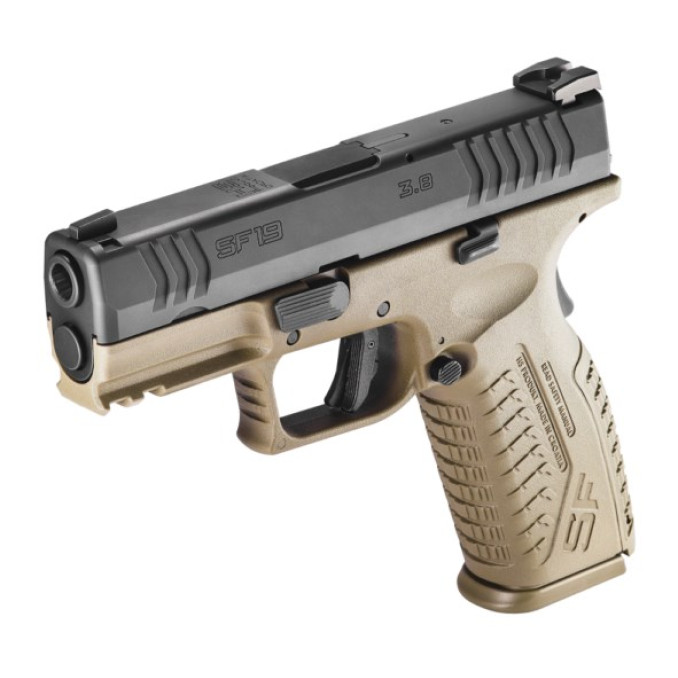 056182 Пистолет спортивный HS SF19 FDE 9*19