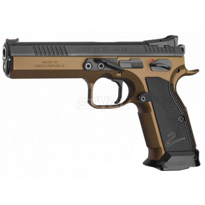 Пістолет спортивний CZ TS 2, DEEP BRONZE 9x19 20rd
