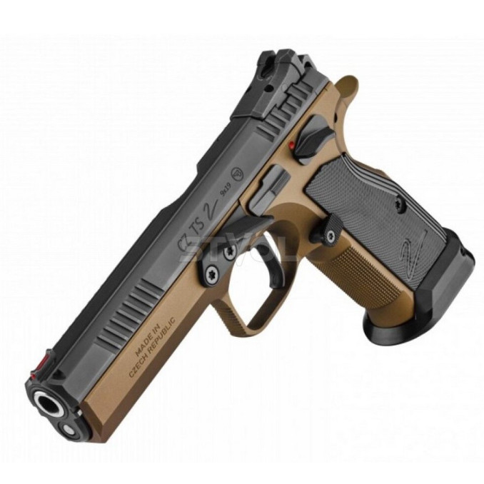 Пістолет спортивний CZ TS 2, DEEP BRONZE 9x19 20rd