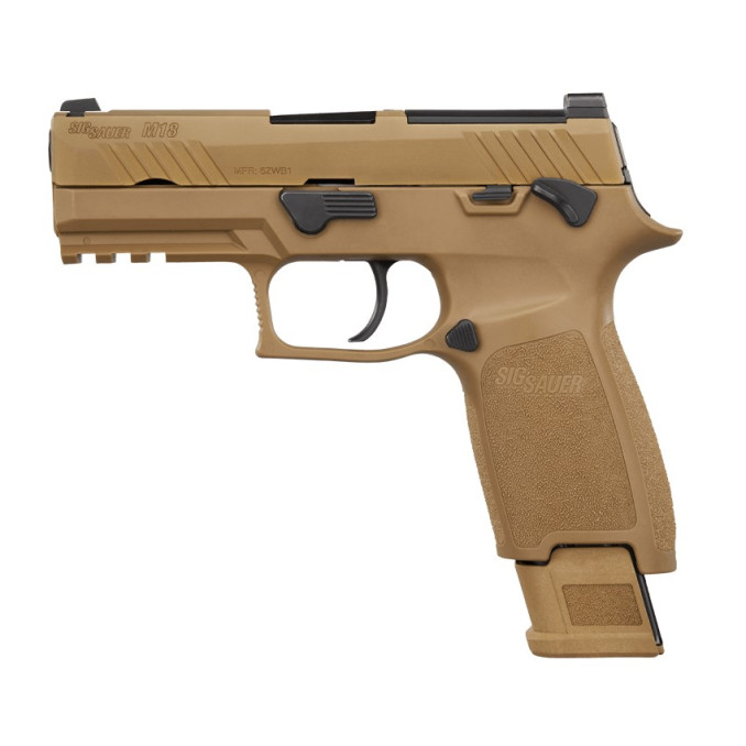 Пистолет спортивный Sig Sauer M18 кал. 9x19, ствол 99 мм, Coyote